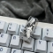 2U Enter Ti-alloy Artisan Keycaps Precision Pointillism for Mechanical Keyboard -Boa Hancock